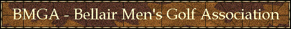 BMGA - Bellair Men's Golf Association